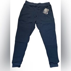 NWT Surf & Swim Waffle Pull On Mens Jogger Navy Large Loungewear Athleisure